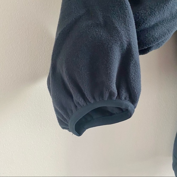 North END NWT Basic Navy Micro Fleece Full Zip Stretch Sweater Lightweight - Picture 14 of 16